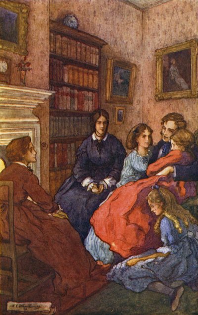 Ilustración para Mujercitas de Mary V. Wheelhouse